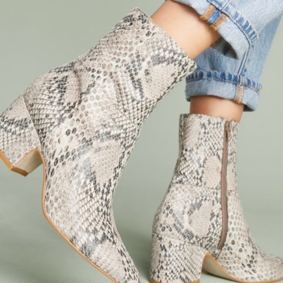 Matisse Shoes - Matisse Snakeskin Bootie